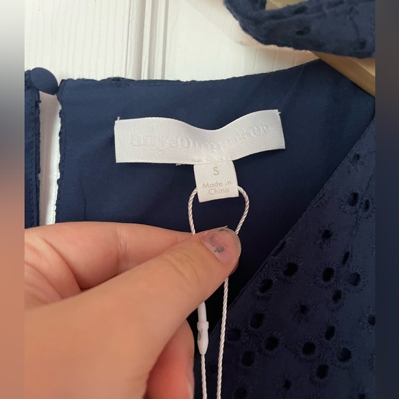 Adyson Parker Blue eyelet dress - Picture 3 of 4